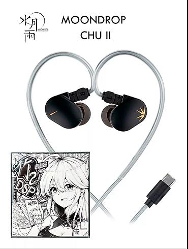 rush wave: Проводные вакуумные наушники, Moondrop, Новый, цвет - Черный — 4