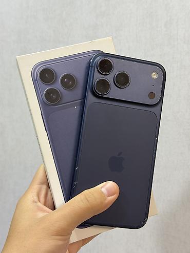 smart king 17 max: IPhone 17 Pro Max, Б/у, 256 ГБ, Синий, Коробка, 100 % — 1