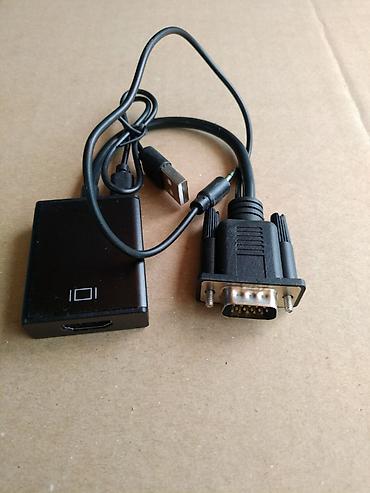 vga to hdmi бишкек: ПК үчүн конвертер, VGA → HDMI, Жаңы, Акылуу жеткирүү, Өзү алып кетүү — 4