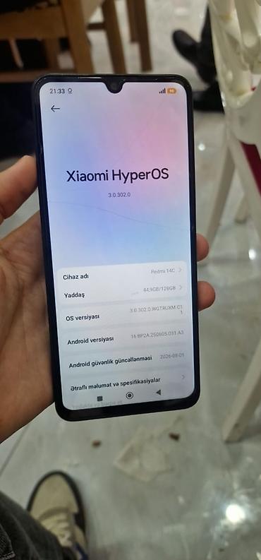 купить игровой компьютер бу: Redmi 14C, 128 ГБ, цвет - Черный, Сенсорный — 5