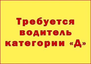водитель в компанию: Требуется Водитель автобуса, буса, Категория прав (D), 3-5 лет опыта, Шестидневка, Мужчина, Компенсация ГСМ