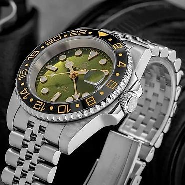 Ručni satovi: ADDIESDIVE AD2050 -40mm- Zelena -Rolex GMT-Master II Hom Potpuno nov — 7