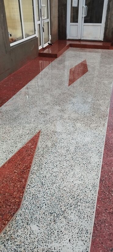 Döşəmə işləri: Mozaik/Terrazzo döşəmə və həyət örtükləri – peşəkar hazırlanma - — 6