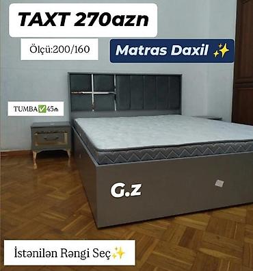 matras taxt: *Yeni ✨ _Taxt_ __Çarpayı_ 270Azn* 🔹İstehsal Rusiya Laminat 18/lik — 1