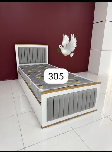 tek stolar: Новый, Односпальная кровать, Без выдвижных ящиков at lalafo.az tek stolar: Новый, Односпальная кровать, Без выдвижных ящиков