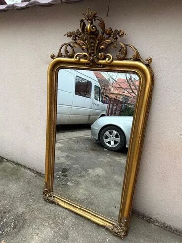 RS - Antique Mirrors: Stilsko ogledalo 19. vek u pozlati Stilsko ogledalo iz 19. veka — 6