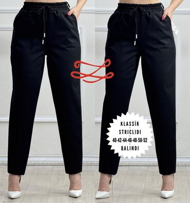 Qadın şalvarları: Şalvar, Zara, rəng - Qara — 6