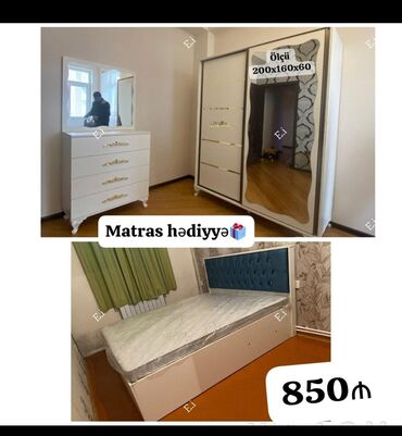 Çarpayılar: Yeni, Təknəfərlik çarpayı, Bazasız, Matras ilə, Siyirməsiz — 17