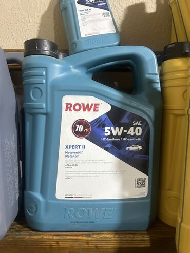 Mühərrik yağları: Tecili satilur servizvbağlanib öz qiymütunə satilir ROWE mühərrik — 2