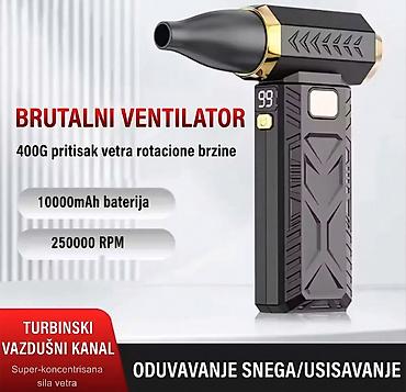 Ostali akumulatorski alati: Nova turbo duvaljka 2 u 1 može da duva i usisava. Ima pet brzina — 1