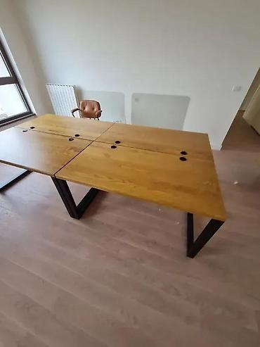 bež sofa: KANCELARIJSKI STOLOVI BW1 DRVO&METAL | Izrada nameštaja po meri — 9