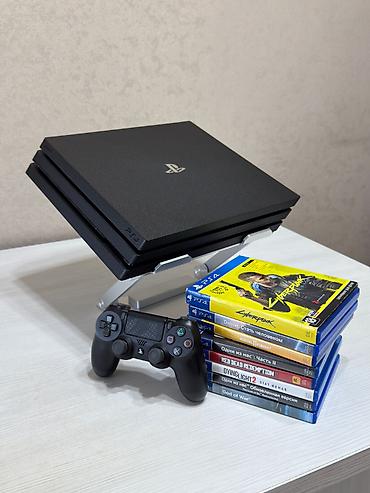 plastation: Продаю свою Sony PlayStation 4 Pro 1 ТБ + 8 игр 🎮 Состояние: • — 1