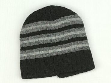 szara czapka beanie: Hat, condition - Good