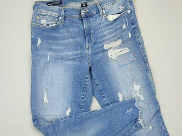 spódniczka jeansowe guziki: Jeansy, L, stan - Dobry