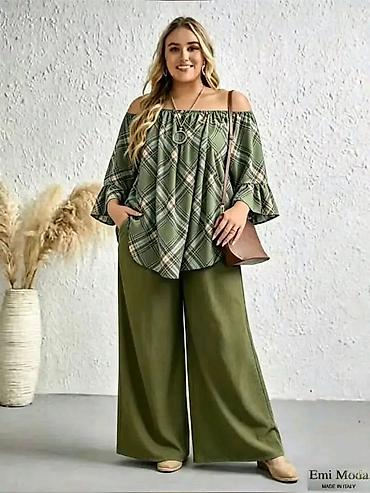 Kompleti: Ženski komplet za svečane i svakodnevne prilike – plus size - — 9