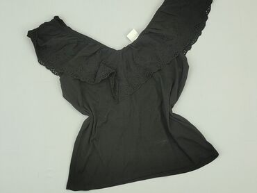 czarne legginsy push up: Blouse, H&M, S (EU 36), condition - Good