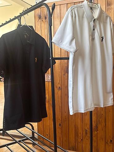 рубашка в полоску: Мужская футболка, M, L, Polo Ralph Lauren, Новый, цвет - Белый, Самовывоз — 2