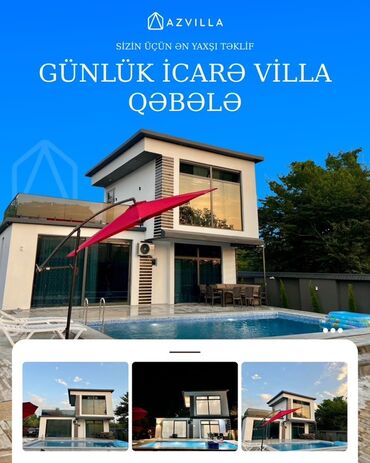 готовые дома на продажу: Qəbələ – Günlük İcarə Villa Ünvan: Qəbələ rayonu, Nohurqışlaq ( 7