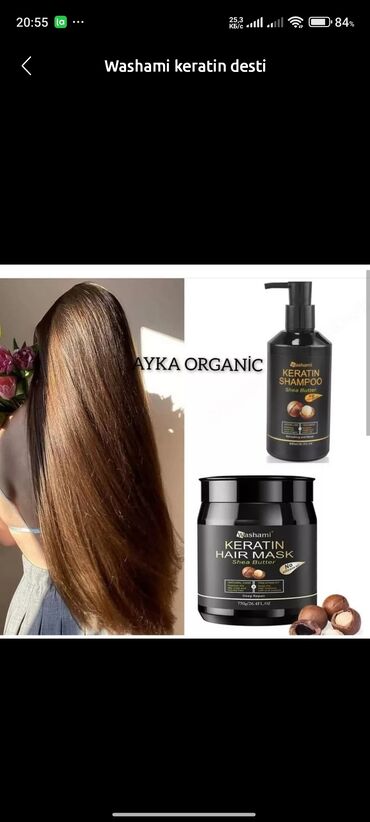 Vitaminlər və BAƏ: Washami keratin desti Keratin ən güclü keratin tərkibli. İlk öncə