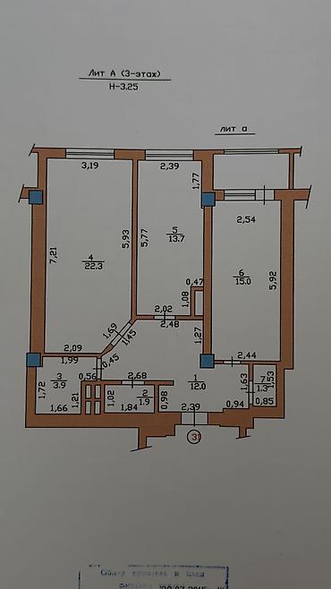 жилой контейнер талас: 2 комнаты, 75 м², Ала-Арча ТРЦ Элитка, 3 этаж — 10