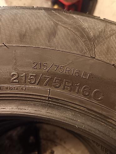 yük qazeli: 2 ədəd yük/miniven şini - Ölçü: 215/75 R16C (LT) - Gücləndirilmiş “C” — 2