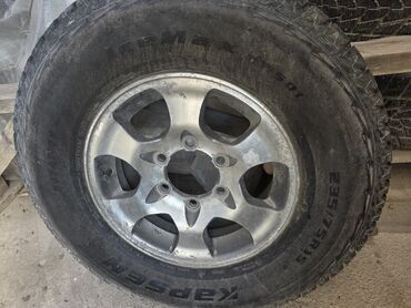 датчик давления шины: Дөңгөлөктөр монтажда 235 / 75 / R 15, Кыш, Комплект, Жол тандабастар (АТ/МТ), Куйма, тешиктери - 6