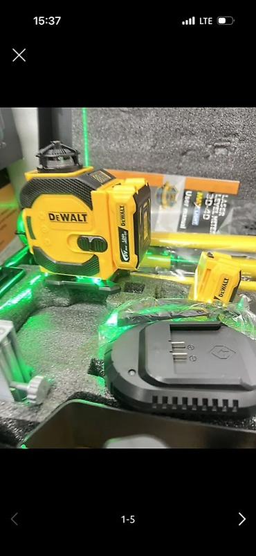 уровень воды: Лазерный уровень DEWALT 3D/4D, зелёный луч Профессиональный — 2