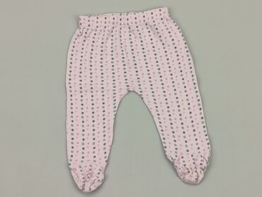 różowe legginsy: Sweatpants, 0-3 months, condition - Good
