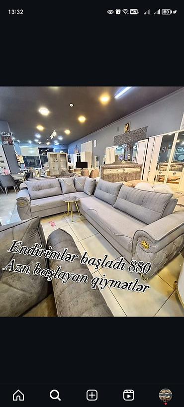 Sifarişlə divanlar: Divan, Qonaq otağı üçün, Parça, Bazasız, Açılmayan — 23