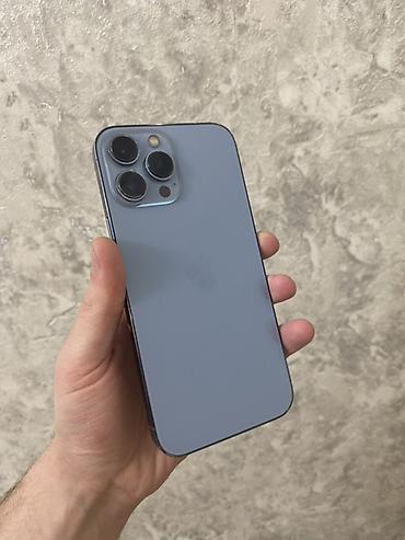 telefon saatler: IPhone 13 Pro Max, Mavi, Face ID — 1