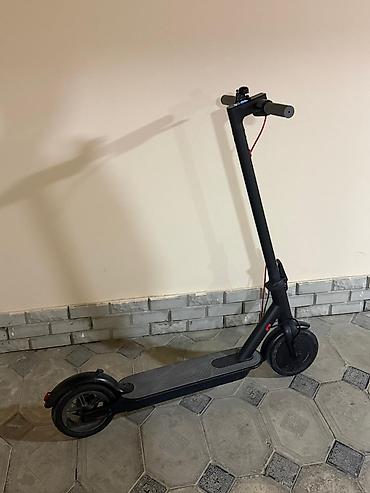 samakat tekeri: Elektrikli skuter – qatlana bilən şəhər modeli - Rəng: qara, qırmızı — 1