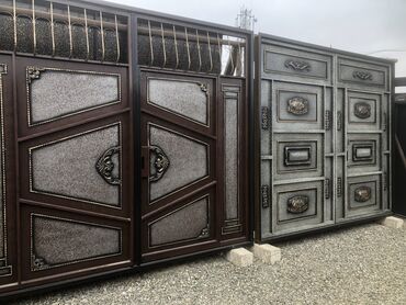 Həyət darvazaları: Yeni Həyət darvazası, 3 m, Mexaniki, Qapı ilə, rəng - Ağ, Kredit yoxdur, Ödənişli quraşdırma, Ödənişli çatdırılma, Rayonlara çatdırılma — 5