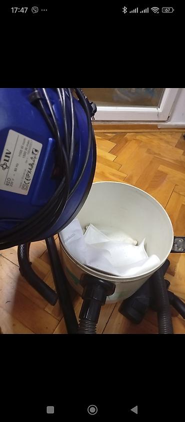 Industrijski usisivači: Industrijski usisivač LIV RIO - Snaga: 1100 W nominalno, 1300 W — 6