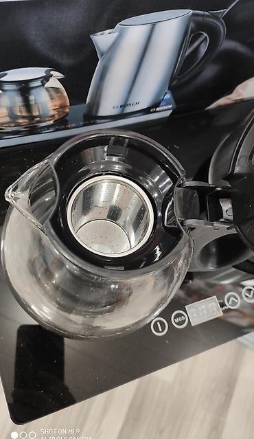 kofe qabı: Elektrik Qoşa çaynik desti Bosch 1.8 litr tutumlu Şüşə sensr altliq — 5