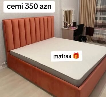 Yeni, İkinəfərlik çarpayı, Bazasız, Matras ilə, Siyirməsiz, Azərbaycan