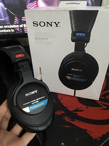 поход: Проводные полноразмерные наушники, Sony, Б/у, цвет - Черный — 2