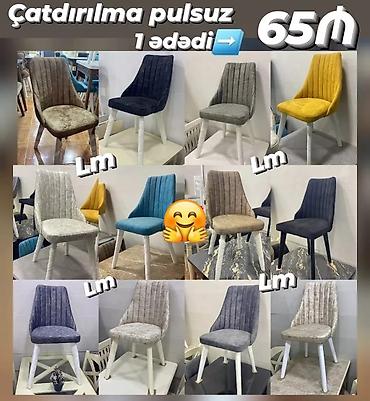 Stul yeni oturacaqlar rəng seçimi var lalafo.az -da Stul yeni oturacaqlar rəng seçimi var