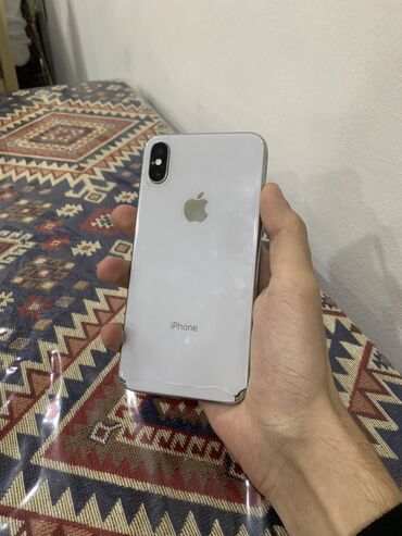 Apple iPhone: IPhone X, 64 GB, Ağ, Zəmanət