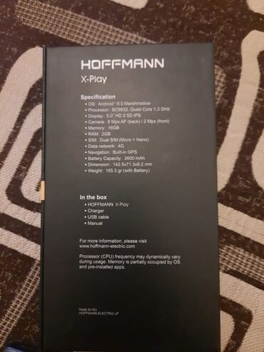 telefon hoffmann: Hoffmann, цвет - Черный, Сенсорный