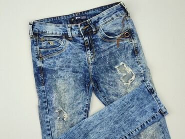 spodnie dresowe damskie emporio armani: Jeans for women, Bershka, XS (EU 34)