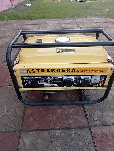 Generatorlar: AstraKoera AST3700E benzinli generator heçbir prablemi yoxdu xodlanıb — 1