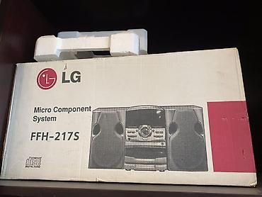 cd calar: LG FFH-217S mikro komponent sistemi Xüsusiyyətlər: - 3 hissəli stereo — 3