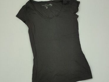 zara czarne t shirty: T-shirt, H&M, S, stan - Dobry