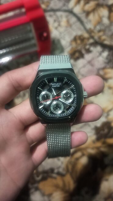 серебрянные серьги келдике: Мужские наручные часы Ferrucci Function - Кварцевый механизм. -