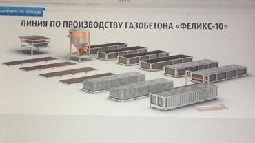 кампресор сатылат: Газоблок станок сатылат мини линия 500мин сом баары заводской бардык