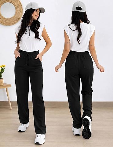 nike pro helanke: Ženske ležerne pantalone ravnog kroja, idealne za svakodnevno nošenje — 2