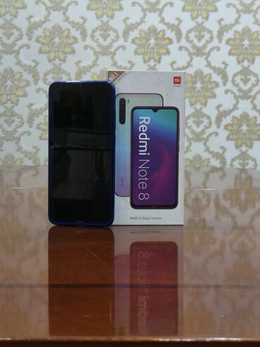 редми нот 10 прл: Redmi, Redmi Note 8, 128 ГБ, түсү - Көк, 2 SIM