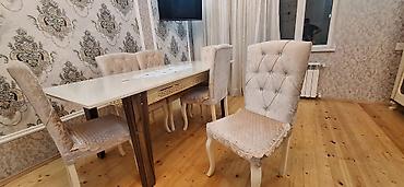 Masa dəsti açılıb bağlanan masa 8stulla satılır 400₼. Çox az istifadə lalafo.az -da Masa dəsti açılıb bağlanan masa 8stulla satılır 400₼. Çox az istifadə