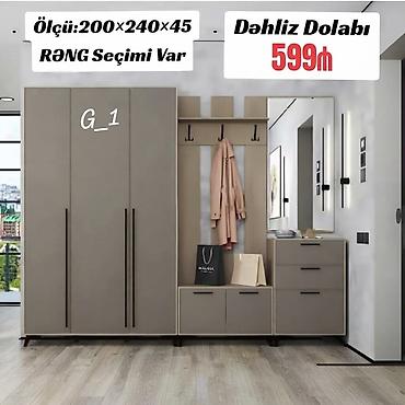 Dəhliz dolabı dəsti Ölçü: 200 × 240 × 45 sm Rəng seçimi var