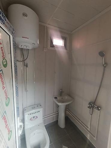 konteyner mağaza: 2.40*12.00 dəmir konteyner, 2 otaqli və sanitar qovsaqli. Modul tipli — 5